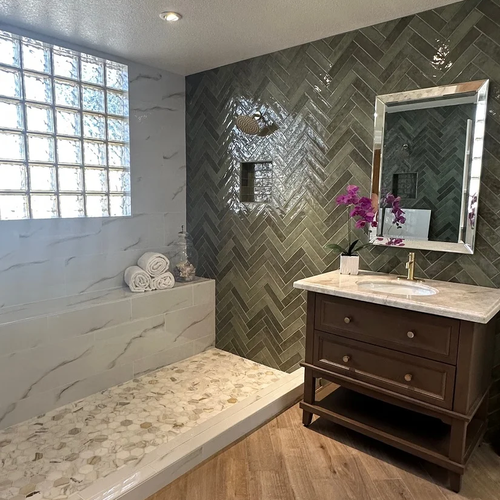 Bathroom Renovation from Stockdale Tile in Bakersfield, CA